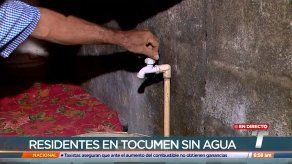 Residentes de Tocumen denuncian la falta de agua desde hace varios meses