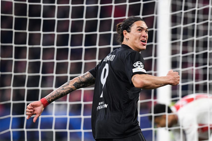 Con gol de Darwin Núñez
