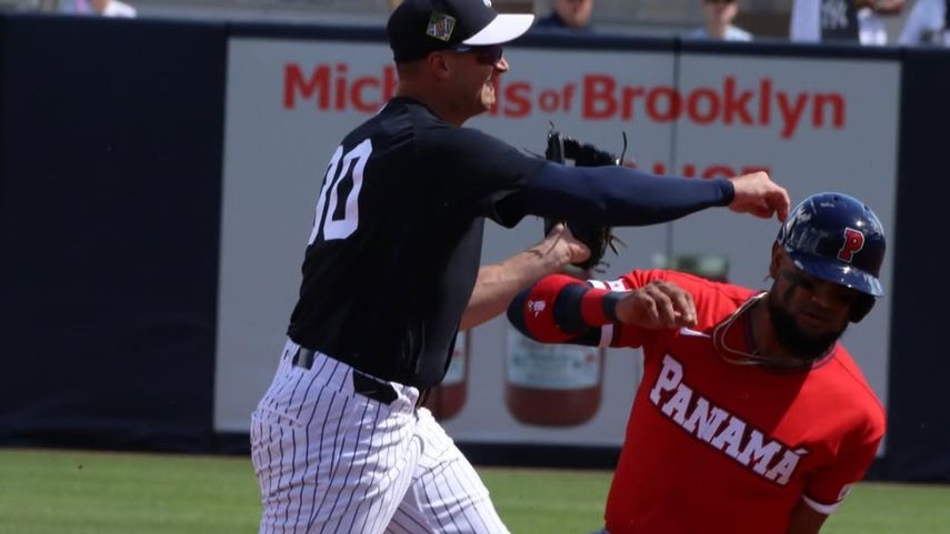 Yankees de Nueva York vence a la Selección Nacional de Panamá.