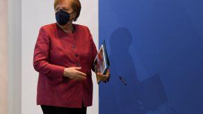 La canciller, Angela Merkel.