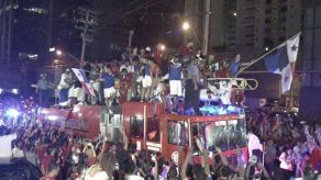 ¡Sí se pudo! Jugadores y afición panameña celebraron clasificación a Rusia 2018