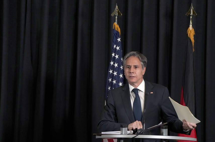 Blinken se reunirá con funcionarios alemanes en base de EE. UU.