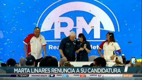 Marta Linares de Martinelli declina a su candidatura