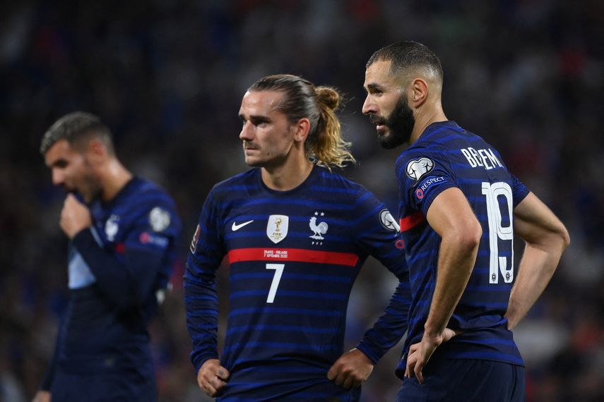 Qatar 2022: Griezmann y Benzema se divierten ante Finlandia