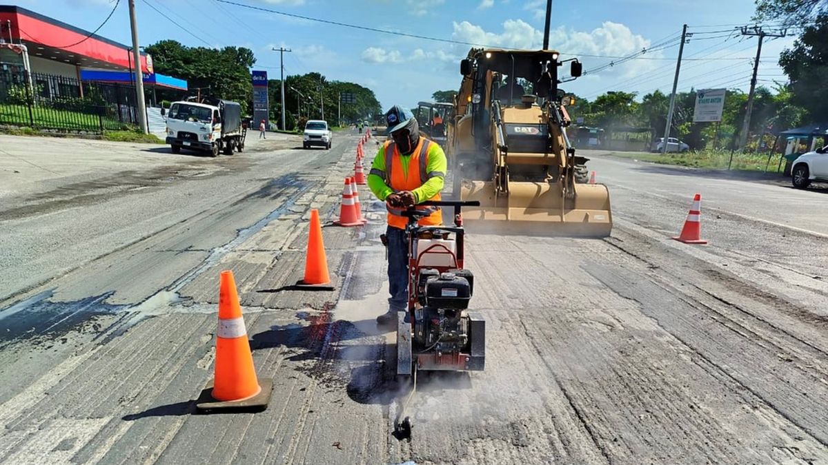 Trabajos del MOP en la Cinta Costera III