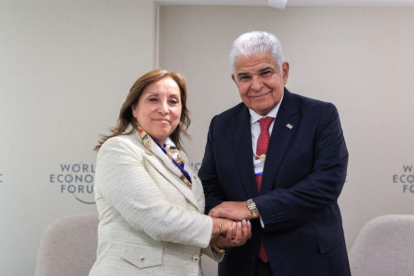 Presidente Mulino se reúne con la presidenta de Perú