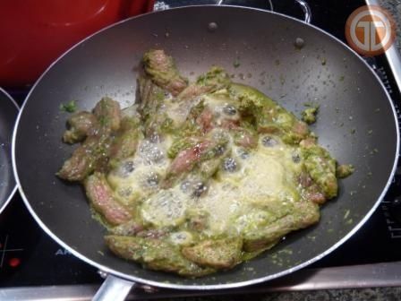 Fajitas de falda con pico de gallo