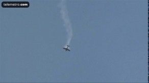 Un muerto tras caer avioneta durante una exhibición aérea