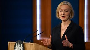 La primera ministra británica, Liz Truss.