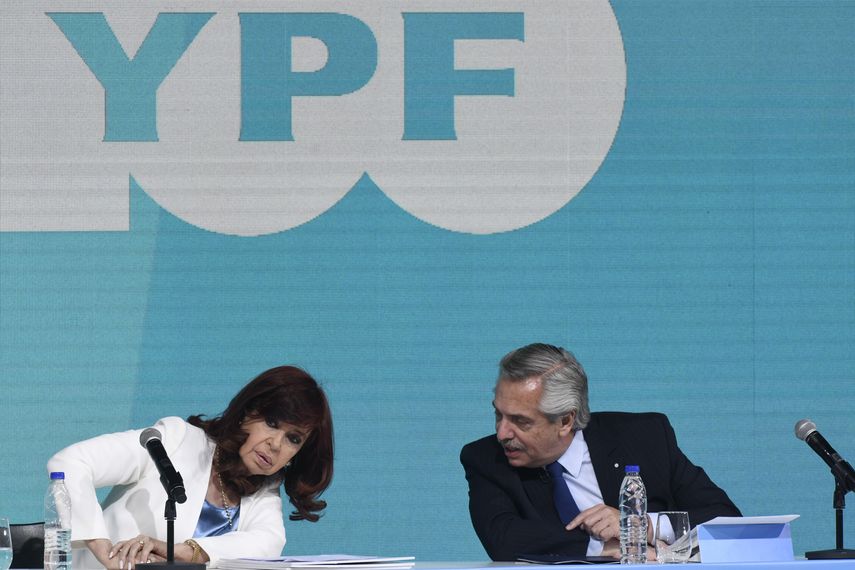 &nbsp;Cristina Fernández de Kirchner y Alberto Fernández.