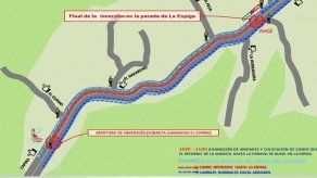 Operativo de inversión de carriles desde El Espino hasta La Chorrera este domingo Operativo de inversión de carriles desde El Espino hasta La Chorrera este domingo