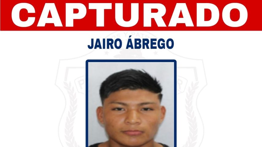 La Policía Nacional informa sobre la aprehensión de Jairo Ábrego.