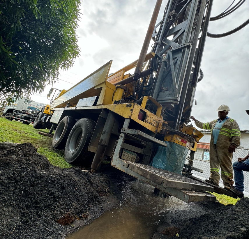 El IDAAN avanza en la perforación de pozos en Tolé.