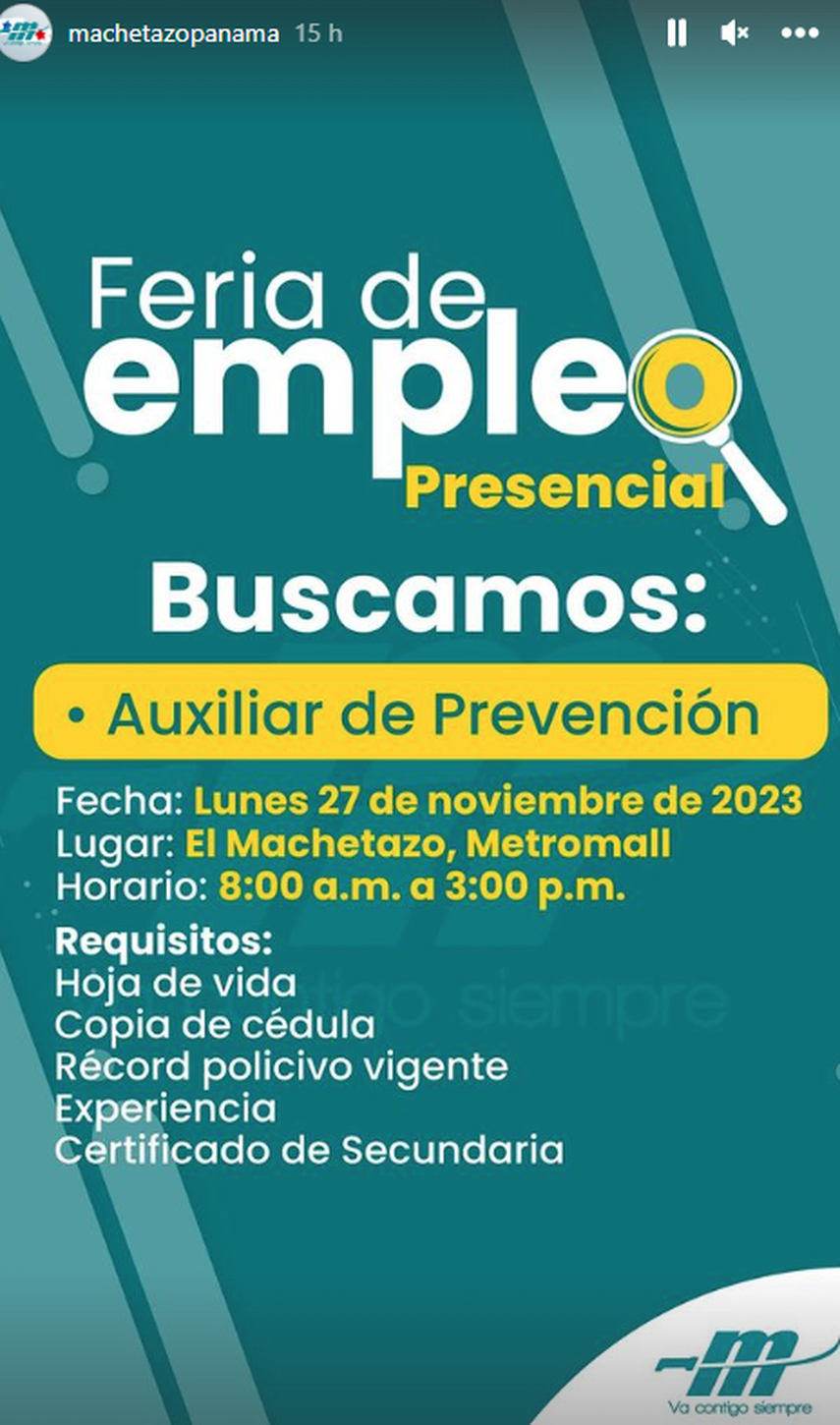 Feria de empleo de El Machetazo. Feria de empleo de El Machetazo.