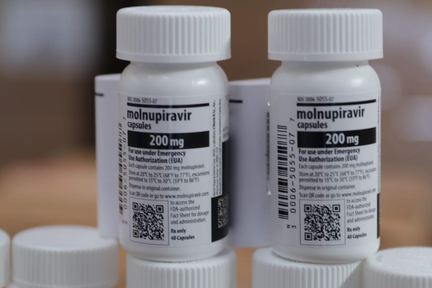 Medicamento Molnupiravir contra el COVID-19.