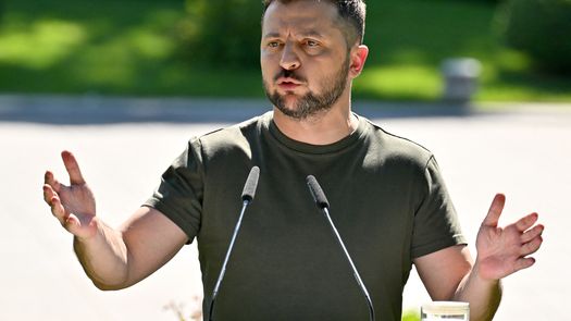 El presidente de Ucrania, Volodimir Zelenski.