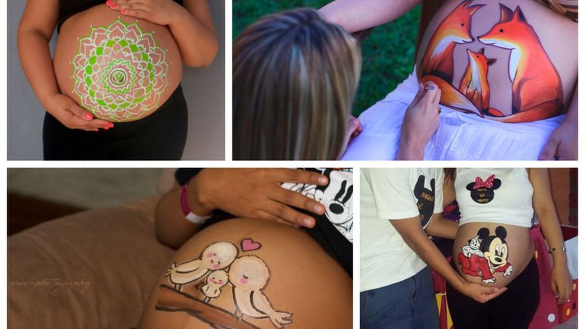 Estás embarazada?, conoce el arte del Belly Painting y sus beneficios