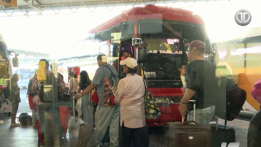 Viajeros comienzan a desplazarse hacia el interior del país por carnavales