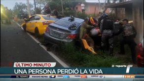 Una persecución policial terminó en accidente de tránsito con una víctima fatal