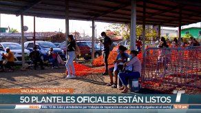 Aplican dosis pediátricas contra covid-19 en San Miguelito