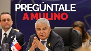 Presidente José Raúl Mulino en conferencia de prensa este 13 de marzo de 2025