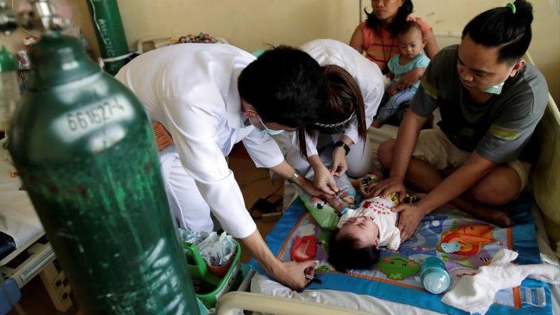 El brote de sarampión en Filipinas se agrava con 4.300 casos y 70 muertes