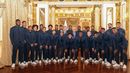 Selección de Panamá en el Palacio de Las Garzas. Selección de Panamá en el Palacio de Las Garzas.