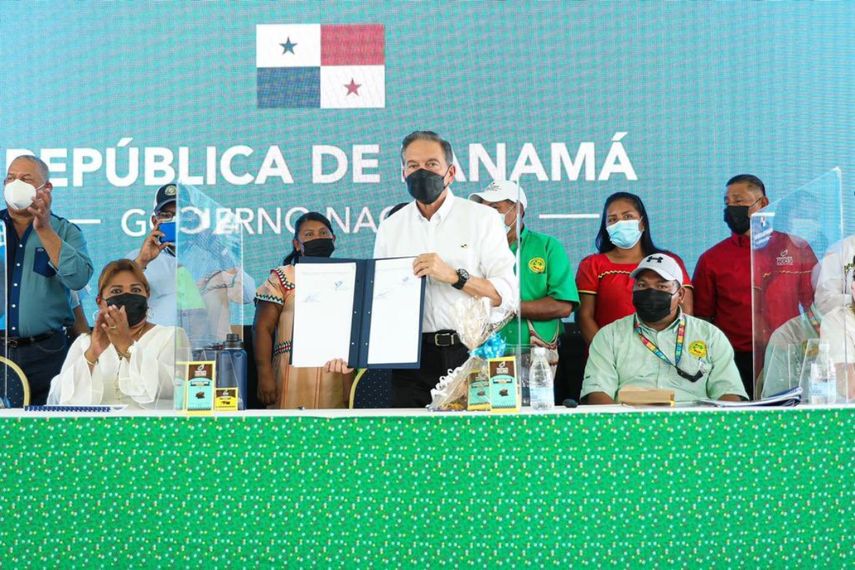 El presidente panameño