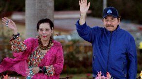 El presidente de Nicaragua, Daniel Ortega﻿ y la vicepresidenta Rosario Murillo