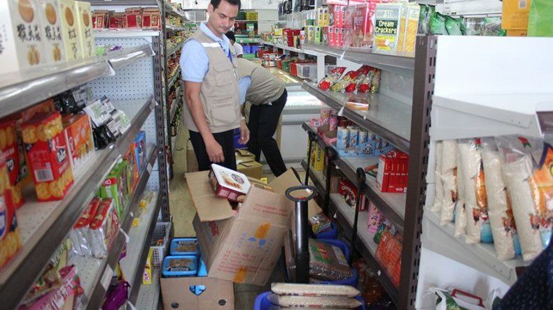 Productos cárnicos, mariscos y otros sin registro sanitario detectados en Condado del Rey