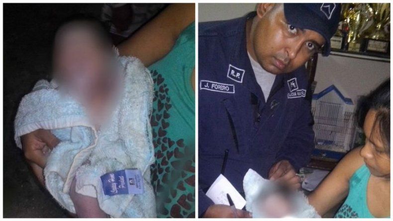 PN rescata a recién nacido de una letrina en Guna Nega