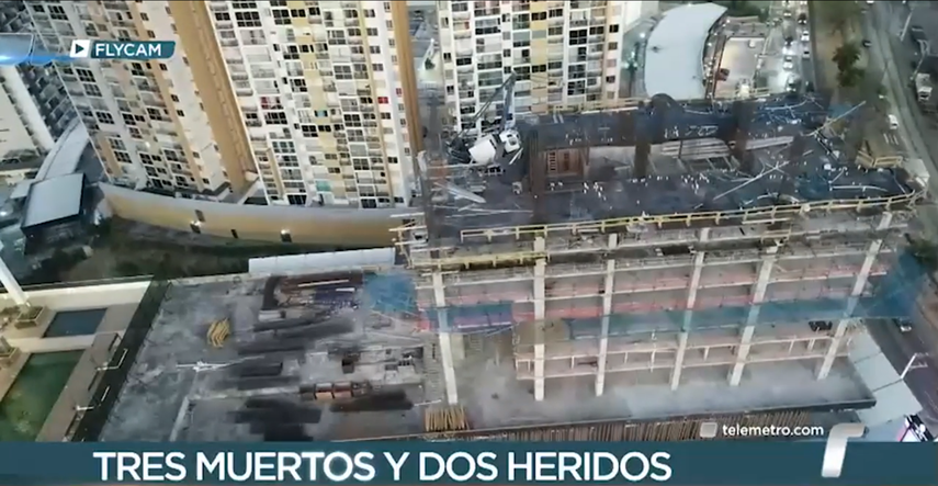 Constructora de edificio se pronuncia ante accidente laboral.