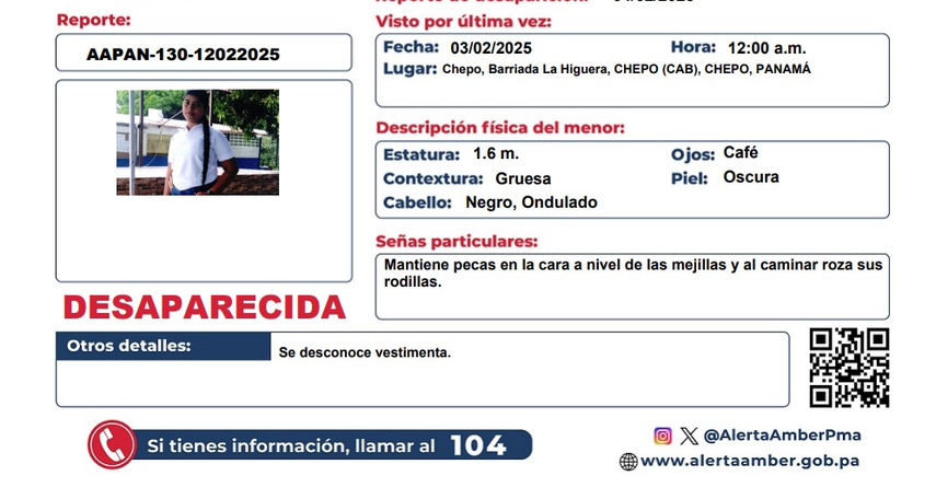 Activan Alerta Amber por Minoschtka Gicela Mendoza Castillo