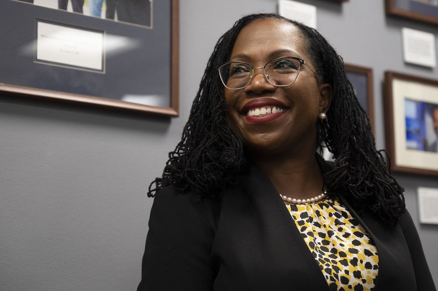 La jueza Ketanji Brown Jackson.