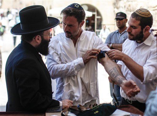 David Arquette hace Bar Mitzva en Israel