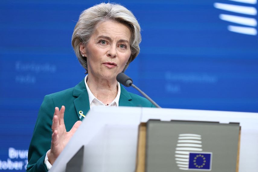 La presidenta de la Comisión Europea