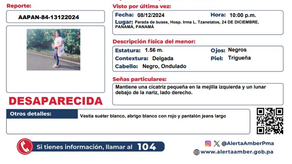 Policía Nacional activa Alerta Amber Policía Nacional activa Alerta Amber