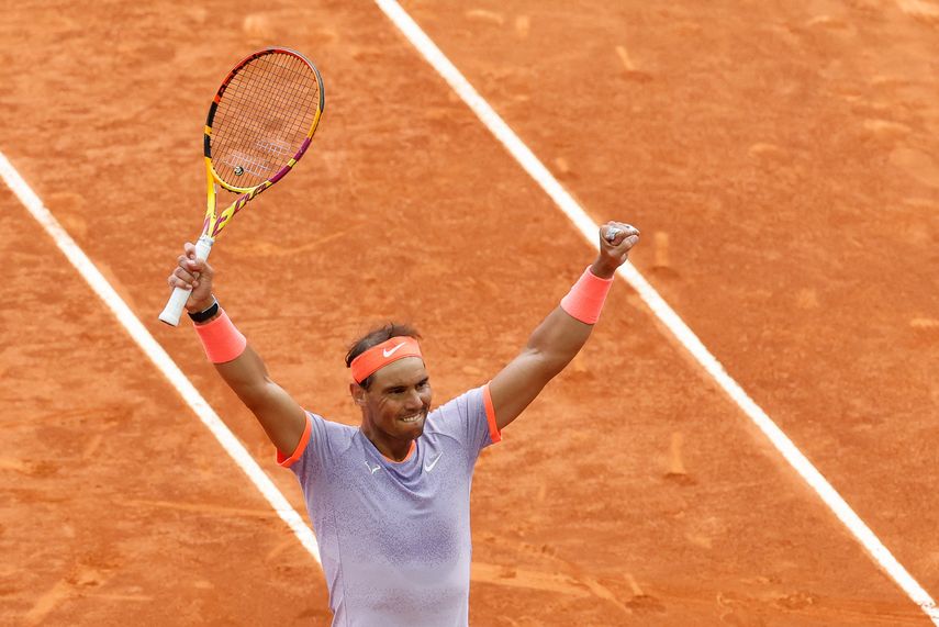 Rafael Nadal avanzó a octavos del Masters 1000 de Madrid