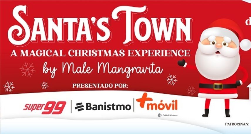 Santas Town, un viaje en el Expreso Polar por primera vez en Panamá