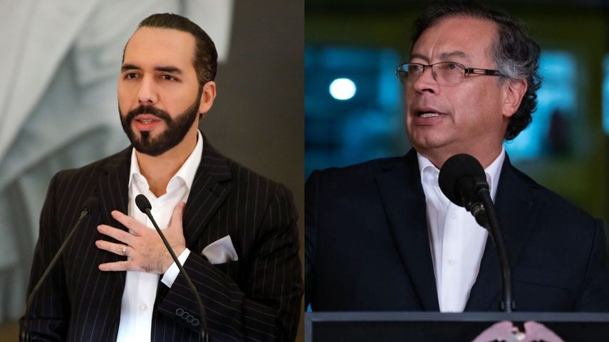 Pelea entre Bukele y Petro