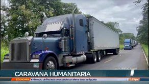 Caravana humanitaria toma otra ruta para evitar ser detenida en su paso hacia Panamá