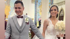 José Higuera y Ayira Adames (ex Reina de Calle Abajo de Las Tablas 2017).