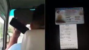 Conductor de bus de La Chorrera sancionado por hablar por celular mientras conducía Conductor de bus de La Chorrera sancionado por hablar por celular mientras conducía