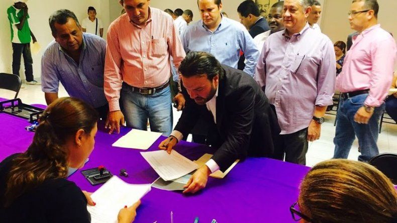 Luis Carlos Cleghorn se postula a la presidencia provincial del panameñismo