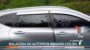 Balacera en autopista Panamá – Colón deja una persona herida