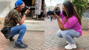 Samuel Saucedo y María Arévalo se cruzaron en el último grupo del reto street de Foto Challenge.