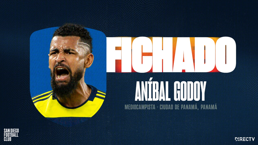 Aníbal Godoy firma contrato por un año con el San Diego FC.