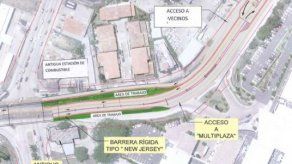 Desvío en Vía Israel estará habilitado desde el miércoles