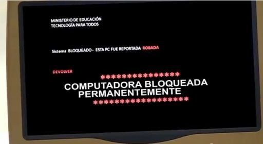 Computadoras donadas por Meduca tienen dos sistemas antirrobo