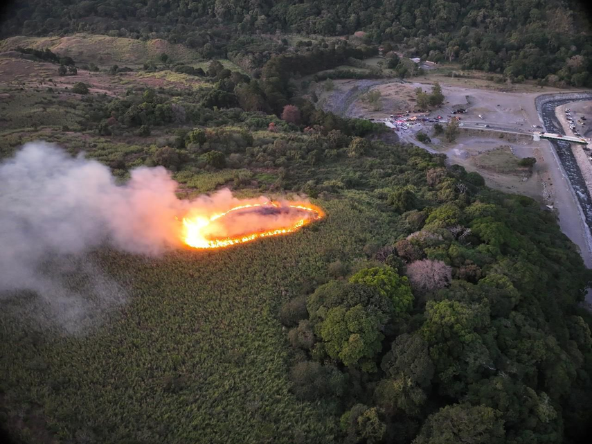 Incendio en Cerro La Florentina